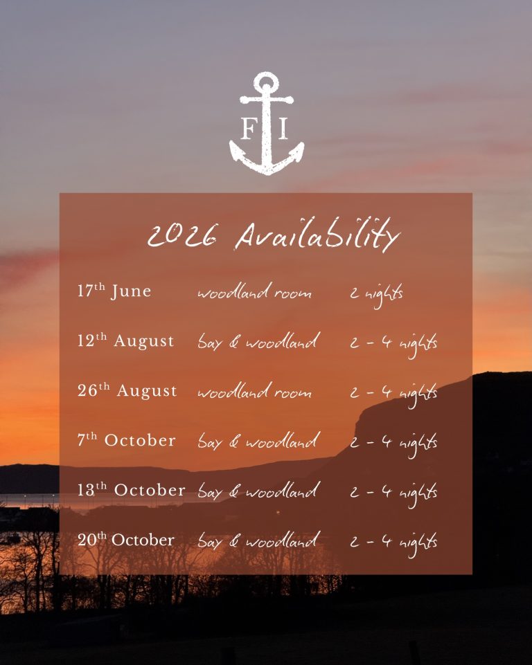 Join us at the Inn for our last remaining dates of 2026 ✨🧡
We have three lovely rooms either with a Bay or Woodland view, a wonderful two course breakfast included each morning of your stay, and our in house restaurant &amp; bar available for dinner &amp; drinks throughout your visit. 
If you&rsquo;ve been wanting to explore beautiful Skye, now&rsquo;s the time to book, swipe for some inspo photos🧡⚓️🏴󠁧󠁢󠁳󠁣󠁴󠁿
The Ferry Inn Skye, Isle of Skye, Visit Scotland